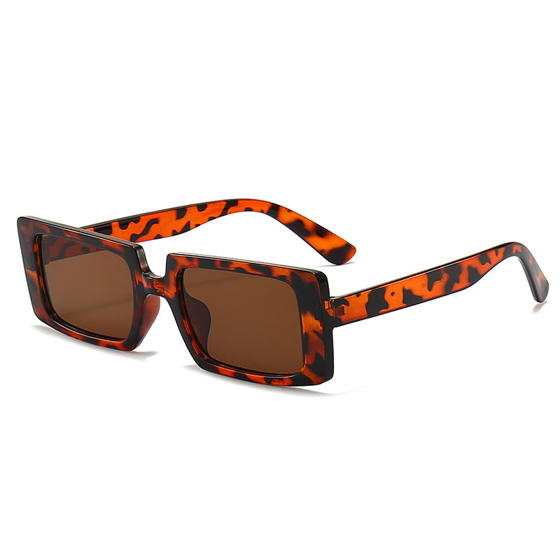 Wholesale Square Frame Transparent Color PC Sunglasses